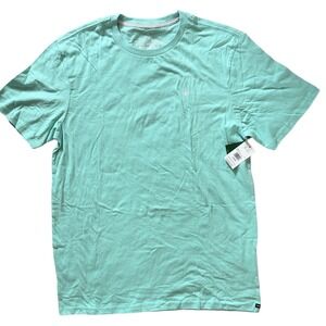 NWT Volcom Solid Mint T Shirt Men Green Organic Cotton Basic Tee - Large